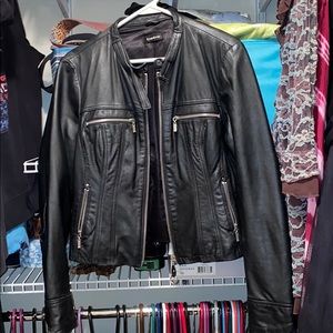 Bebe leather jacket